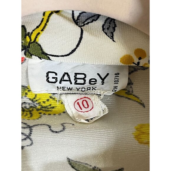 Retro Floral Top 10 White Old Money Classic Chic Glam Preppy Boho Western Artsy - Picture 2 of 11